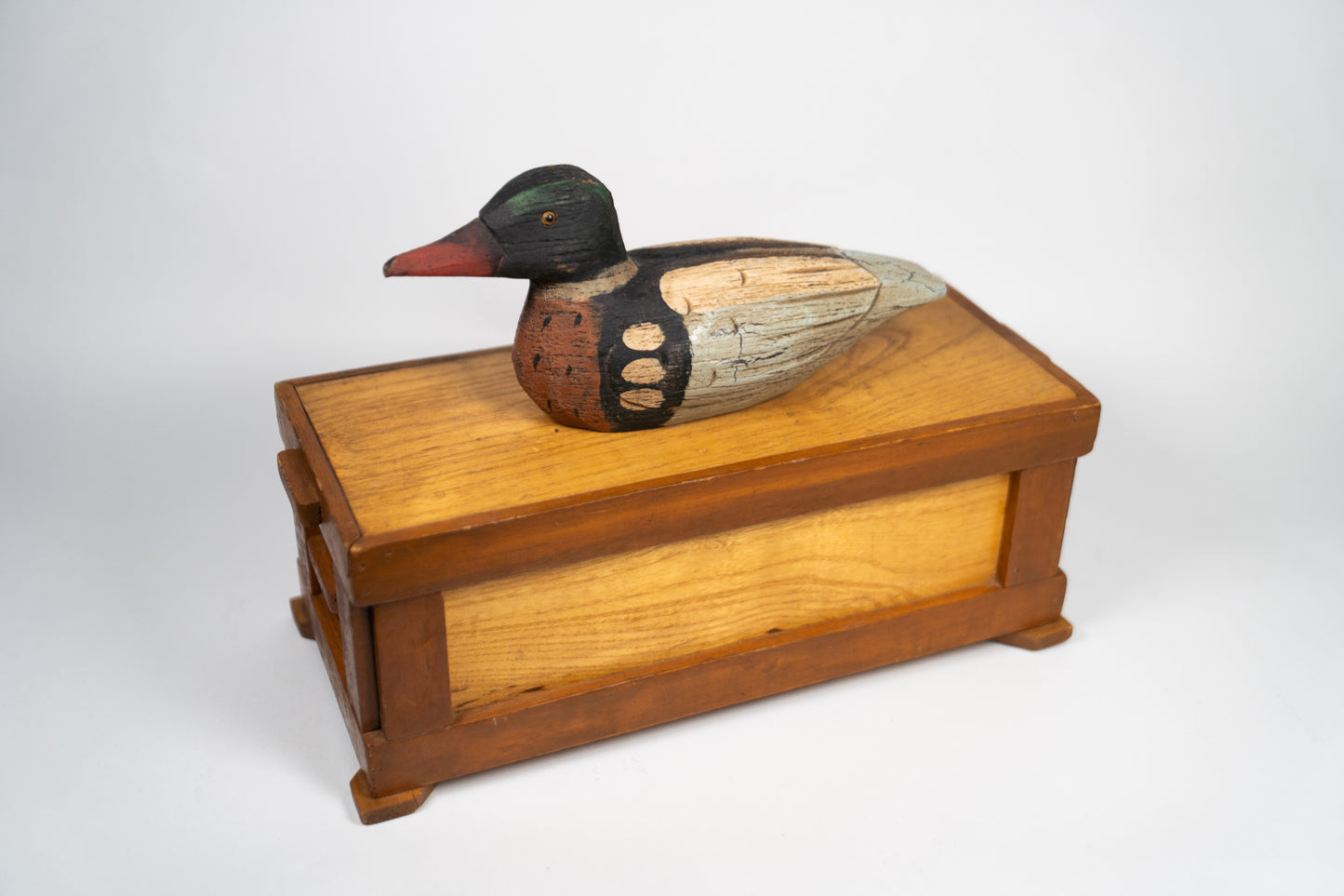 Vintage Wood Duck Call Box Lot #65 - SOLD