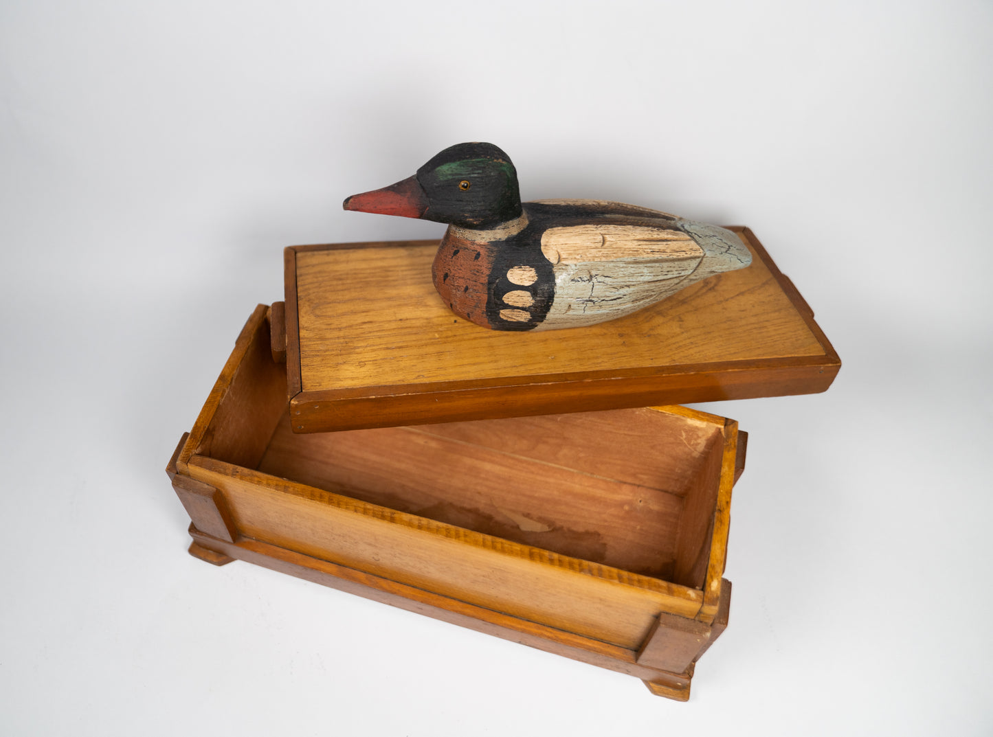 Vintage Wood Duck Call Box Lot #65 - SOLD