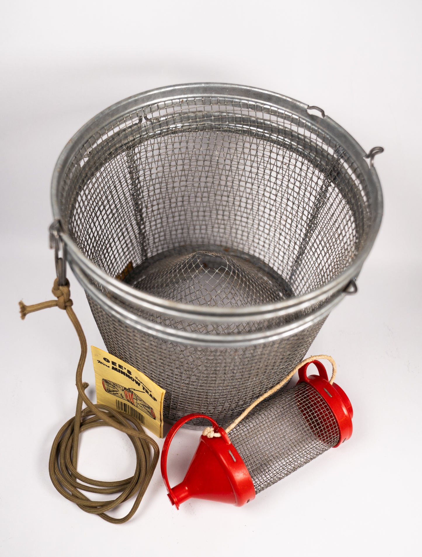 Gee's Metal Minnow Trap and Cricket Tube . Lot #87