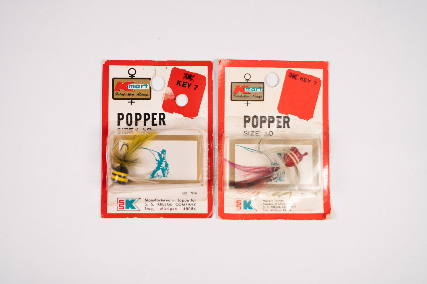 Vintage K-Mart Popper Lures (2). Lot #88