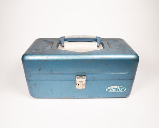 Vintage Old Pal Tackle Box (full of lures) Lot #52