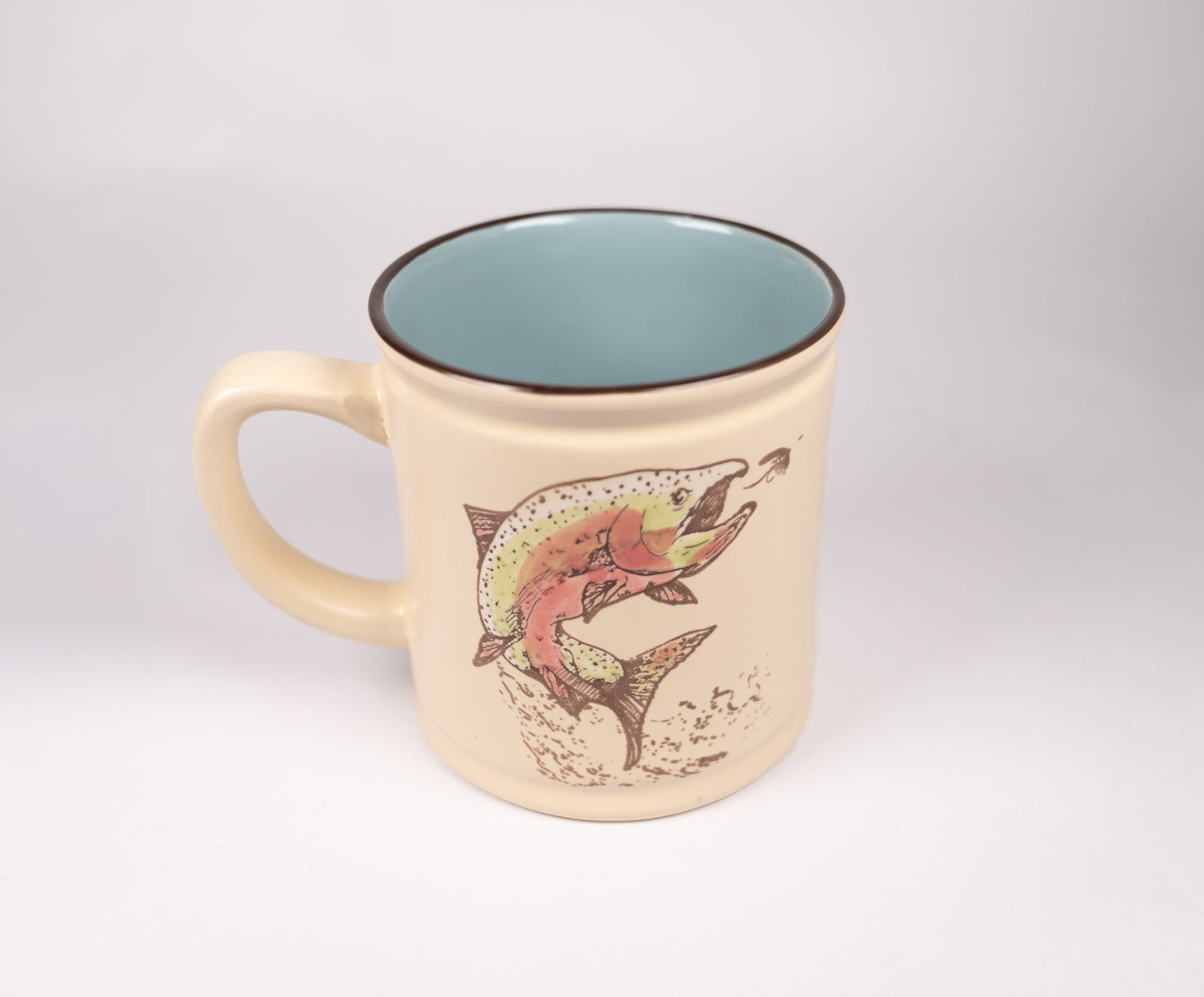 Leaping Trout Mug. Lot #80