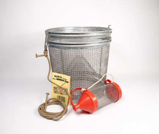Gee's Metal Minnow Trap and Cricket Tube . Lot #87