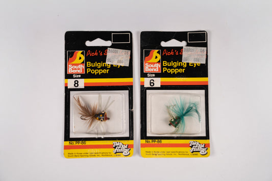 Vintage South Bend Bulging Eye Popper Lures (2). Lot #90
