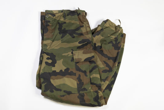 Vintage Trouser, Combat, Woodland Camo Pattern. Lot #96