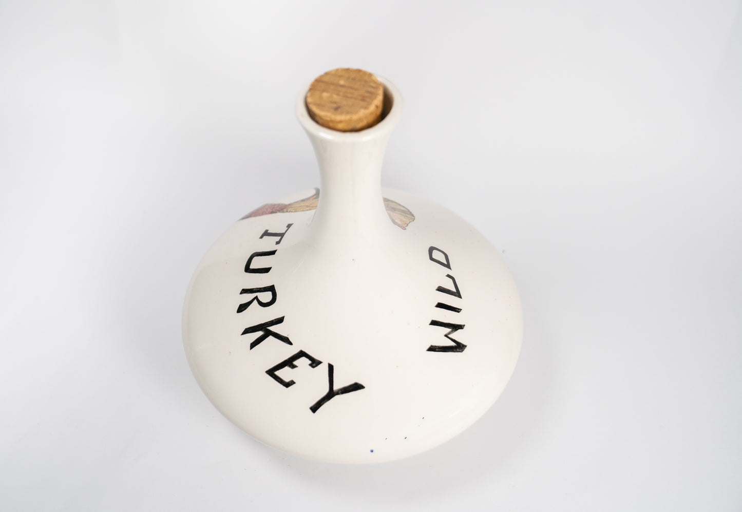 Hand Painted Wild Turkey Decanter Lot #115 - SOLD