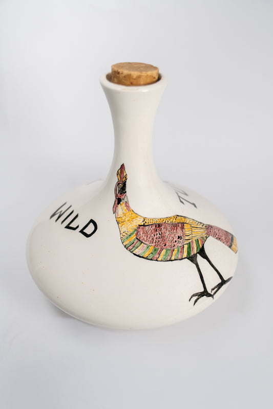 Hand Painted Wild Turkey Decanter Lot #115 - SOLD