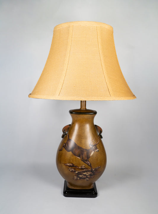 Vintage Buck Lamp Set (2) Lot #115 - SOLD