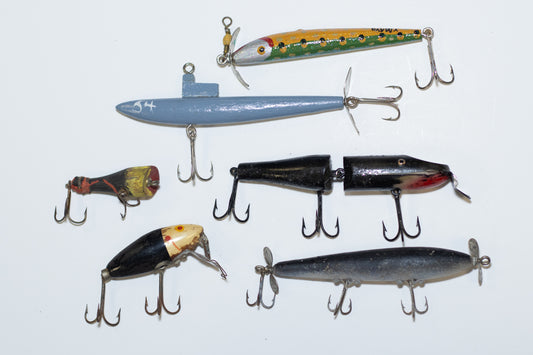 Vintage Lures Folk Art Lot #37
