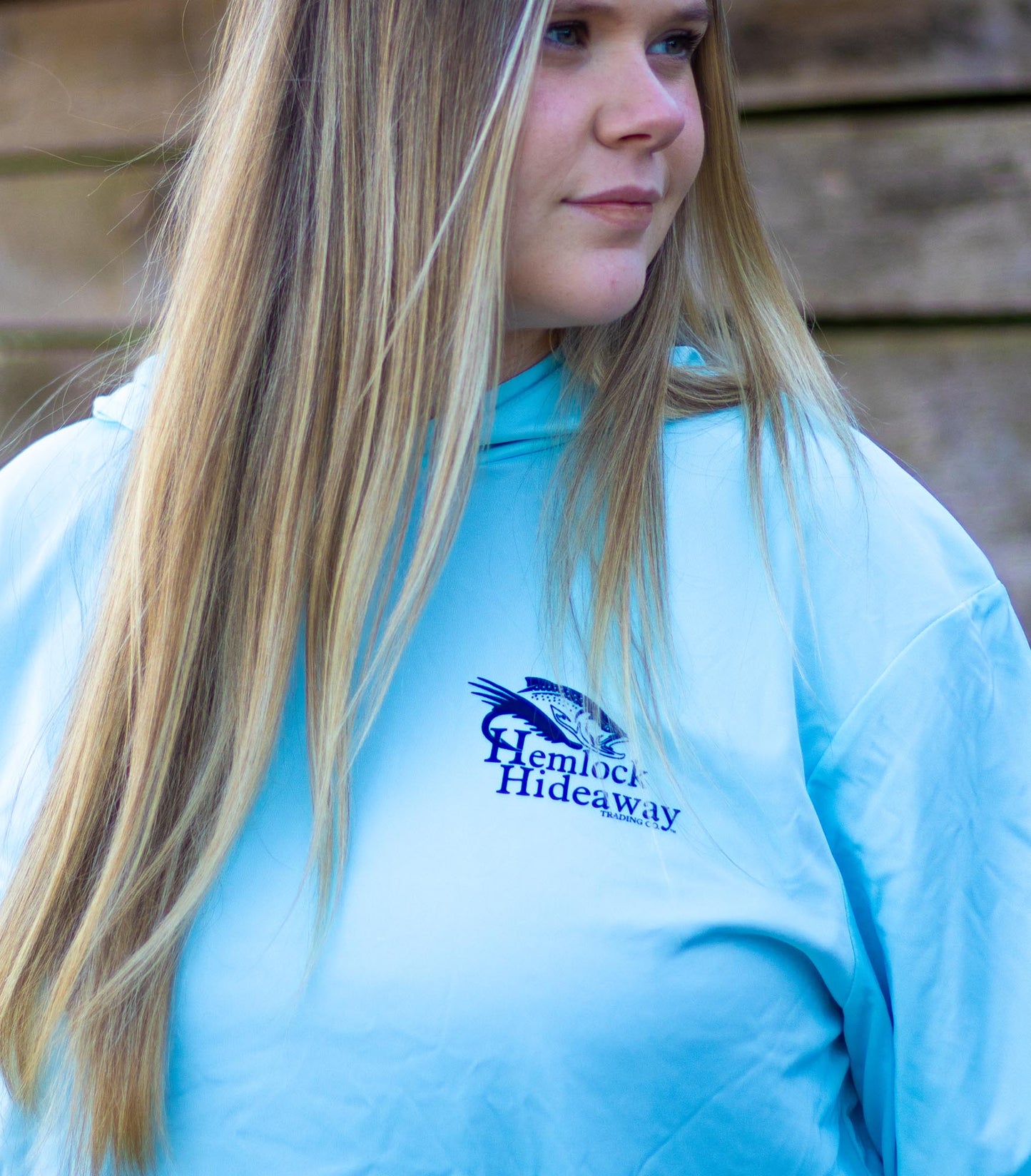 Hemlock Hideaway Logo SPF 50 Hooded Fishing Shirt (2 colors available)